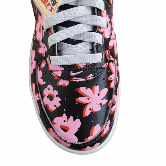 ✨Nike Air Force 1 Mid Top Easy On Size 7Y Kids Shoes Pink Floral FQ3692-001✨ - Picture 10 of 10